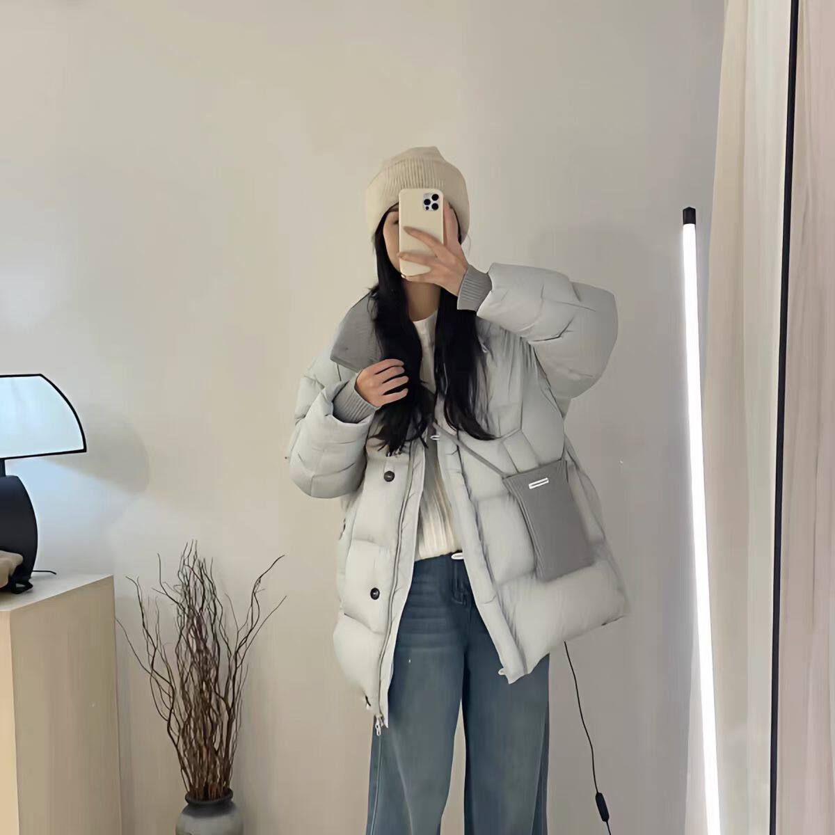 2025宽松大版休闲宽松外套时尚羽绒潮流yy