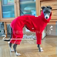 新年喜庆红色加绒四脚衣保暖小灵缇惠比特细狗衣服