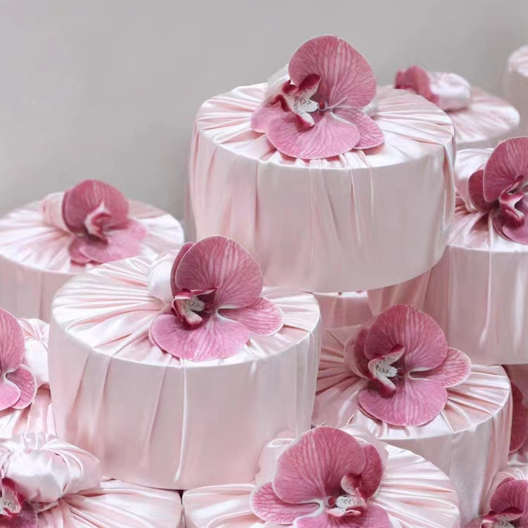 结婚伴手礼女伴娘高档实用网红绸缎风吕敷礼盒空盒子小众高级创意