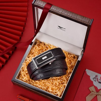 七匹狼男士新款真皮复古腰带