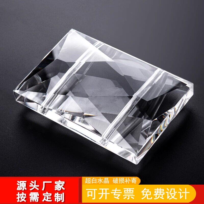 透明钻石水晶挂片方形隔断墙酒店售楼部水幕背景墙玻璃砖装饰材料