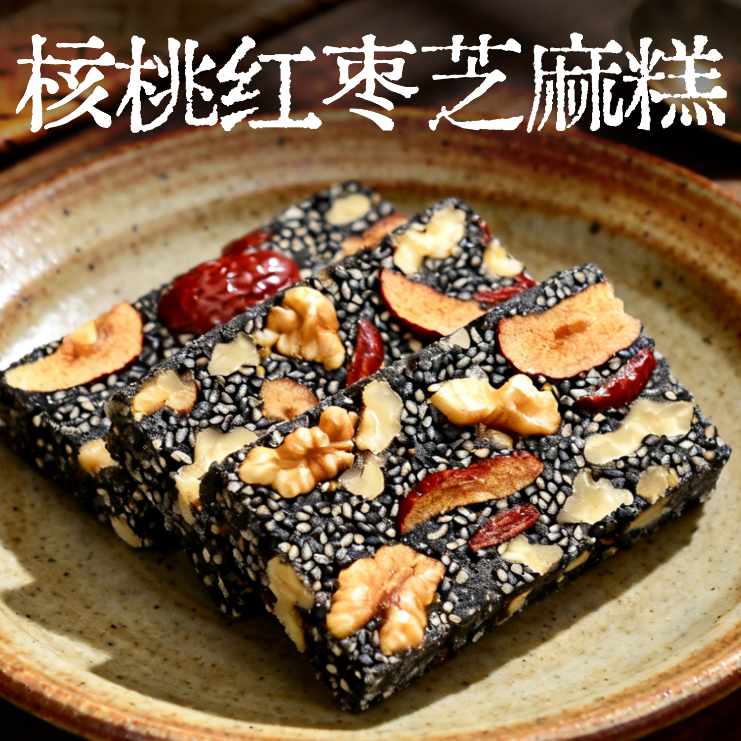 黑芝麻核桃软糕营养糕点特产软糯孕妇休闲小零食袋装0添加剂