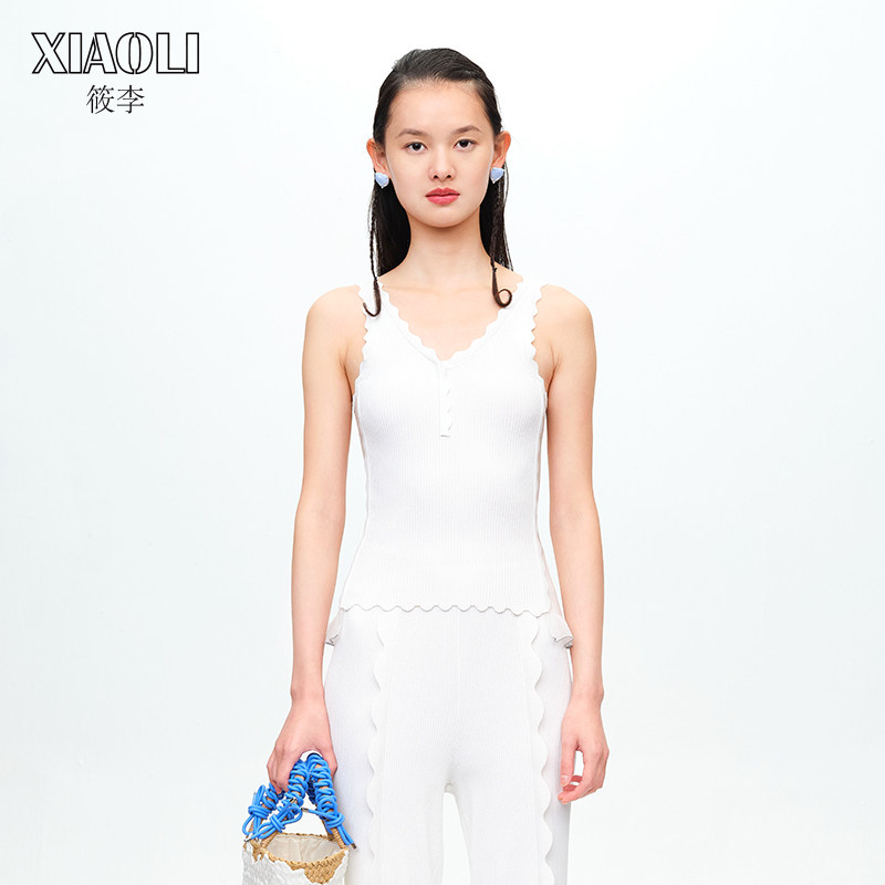 透明设计师XIAOLI拼接背心