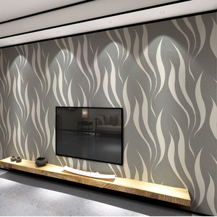 简约现代3d立体条纹沙发电视背景墙壁纸个性 简单墙纸无缝墙布壁画