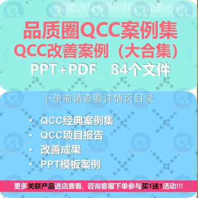 品管圈QCC案例集 品质改善精益范例 项目成果报告模板PPT培训资料