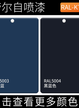 劳尔蓝色自喷漆5004蓝色定制漆ral7035/5007/5012/5015/5017/5003