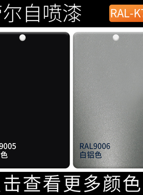 漆先生RAL9005墨黑3007劳尔喷漆亚光黑色耐汽油设备翻新防锈金属