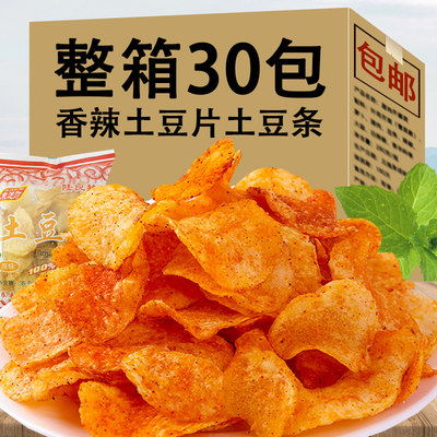 麻辣土豆片贵州特产云南小吃原味