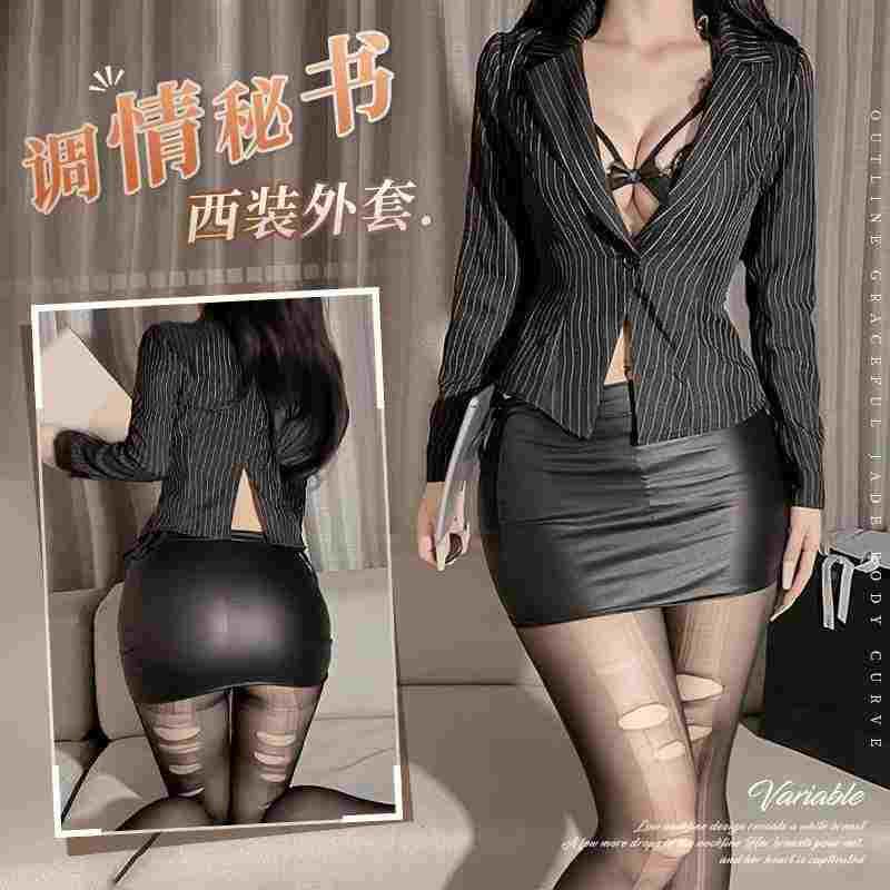 纯欲春季御姐风性感秘书上衣衬衣套装jk制服修身ol职业白衬衫女夏