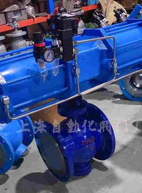 气动偏心半球阀PQ640H侧装式泥纸浆进出料卸灰耐磨煤灰颗粒切断阀