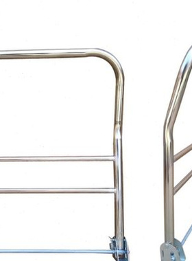 速发304不锈钢U型平板推车手把固定D配件弯管弯头加工管径2532L型