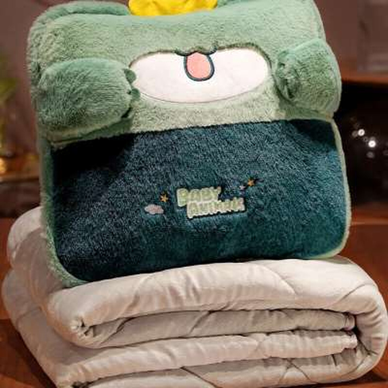 极速抱枕被子两h用办公室午睡枕头被毯子二合一汽车载睡觉靠枕冬