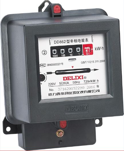 德力西单相电能表,机械电度表dd86 26/10/20/40/60/80/100a