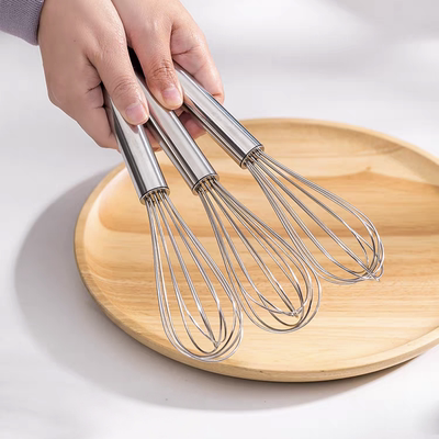 不锈钢打蛋器手动打蛋搅拌棒大号钢线搅拌器蛋抽烘培奶油打发神器
