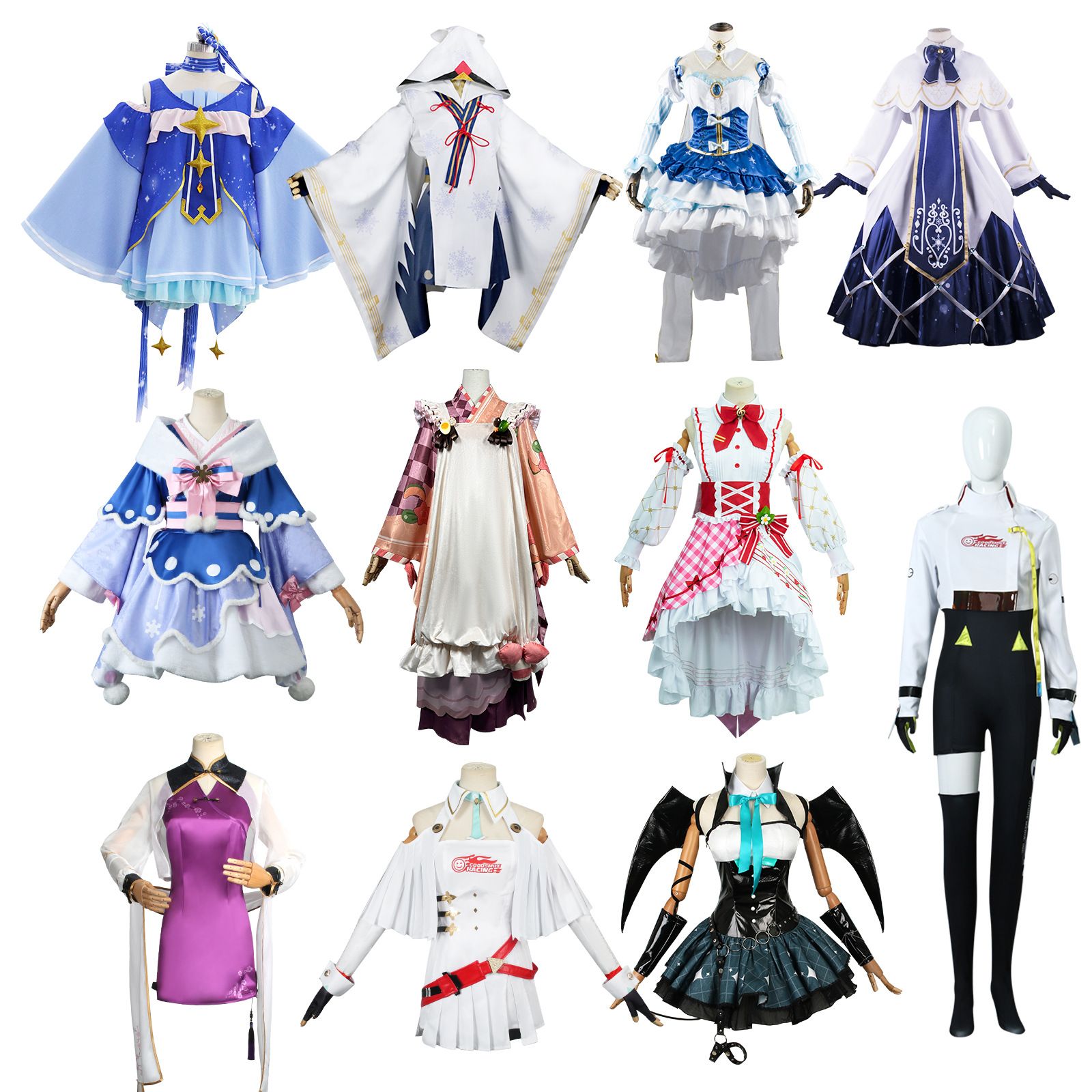 【现货】2019雪初音2024公主风2021雪未来cosplay服2018雪巫女