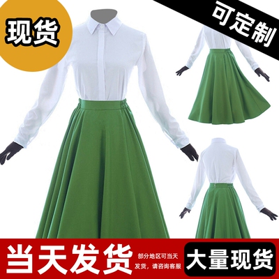 紫罗兰永恒花园cos服薇尔莉特ccos服绿裙子全套