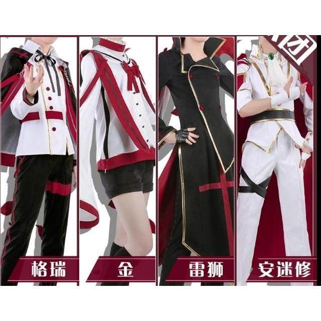 现货 】凹凸世界唱诗班同人金cosplay服装安迷修 雷狮嘉德罗斯