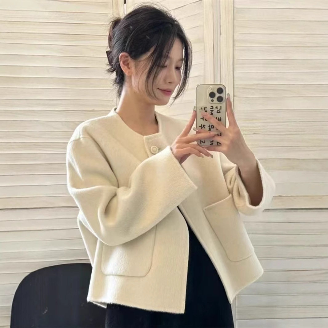 小香风毛呢加厚短款大衣女2024秋冬爆款小个子显瘦百搭,女装/女士精品,大码呢大衣,淘宝优惠券,粉丝福利购,淘宝优惠卷