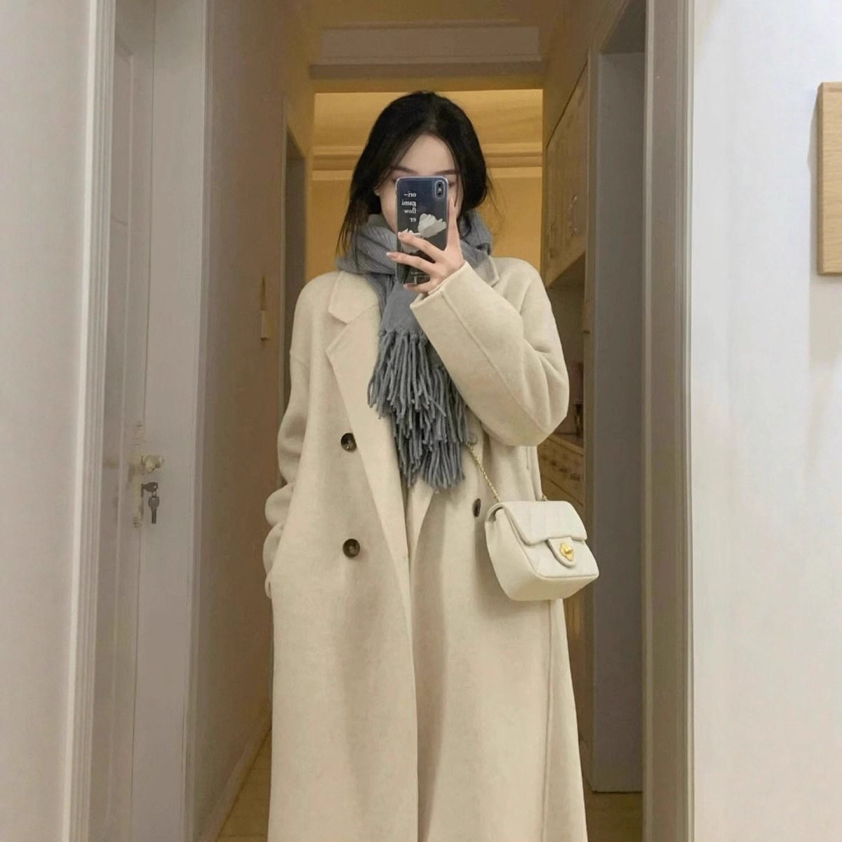 小个子韩版毛呢大衣女2025秋冬爆款宽松显瘦加厚百搭,女装/女士精品,大码呢大衣,淘宝优惠券,粉丝福利购,淘宝优惠卷