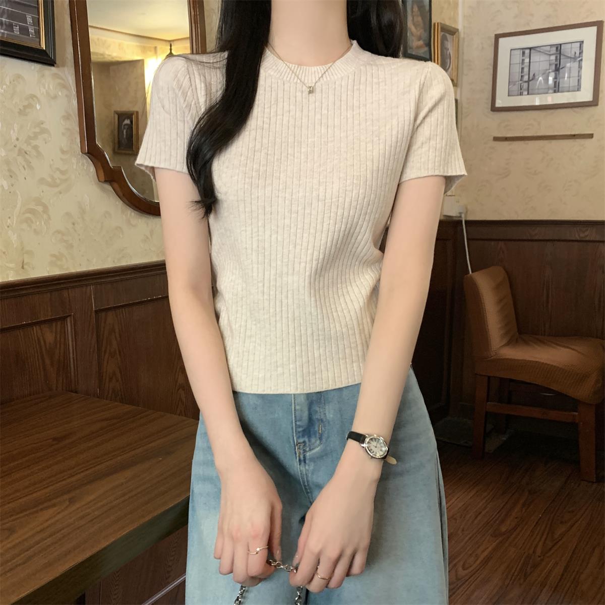 夏季2025新款冰丝针织正