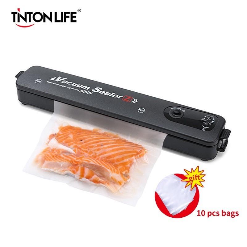 220V/110V Vacuum Sealer Packaging Machine with Free 10pcs Va