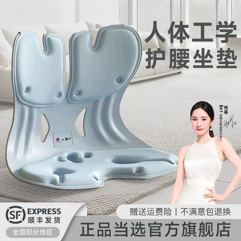BKT护腰坐垫官方旗舰店办公室久坐器人体工学腰部支撑靠垫神座椅