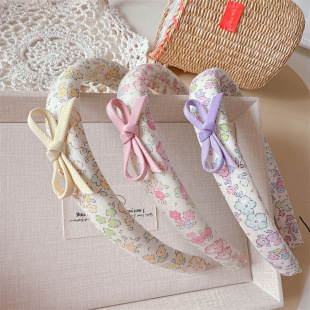 儿童发箍女童不勒头防滑女款 小学生布艺海绵头箍发卡 压发2025新款