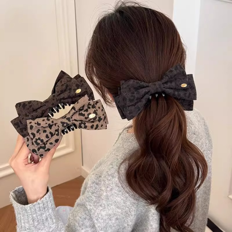 复古豹纹金标香蕉夹女新款高级感后脑勺香蕉夹半扎发竖夹发饰,饰品/流行首饰/时尚饰品新,发饰,淘宝优惠券,粉丝福利购,淘宝优惠卷