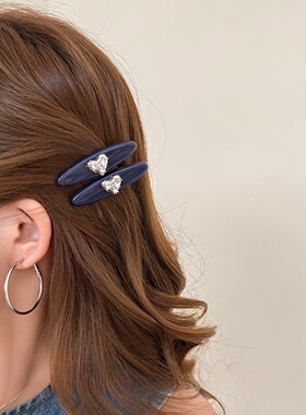 miu蓝~高级感对夹发夹女刘海夹侧边夹发饰头饰少女边夹顶夹发卡