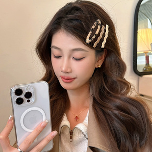 3件套简约醋酸发夹边夹侧边碎发刘海夹女2025新款 ins前额bb夹头饰