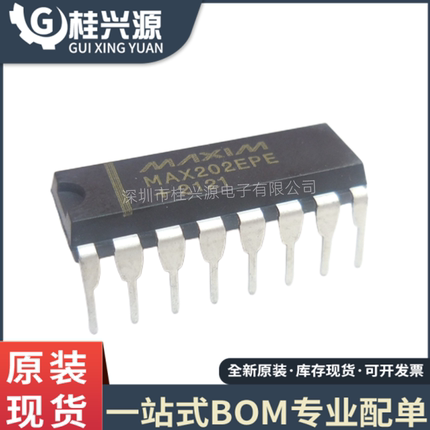 全新原装  MAX202EPE 封装DIP-16  RS232接口IC芯片 专业配单