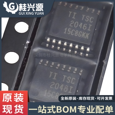 全新TSC2046IPWR 封装TSSOP-16  4线微触摸屏控制器IC芯片