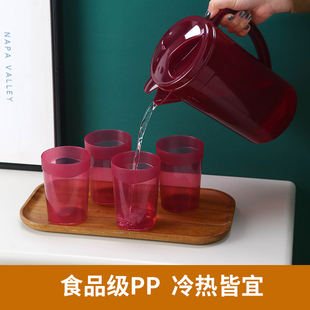 夏季家用客厅食品级塑料加欧式扎壶