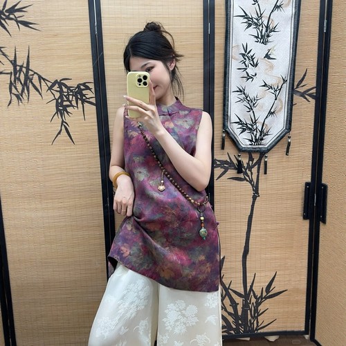 新中式国风复古轻奢上衣