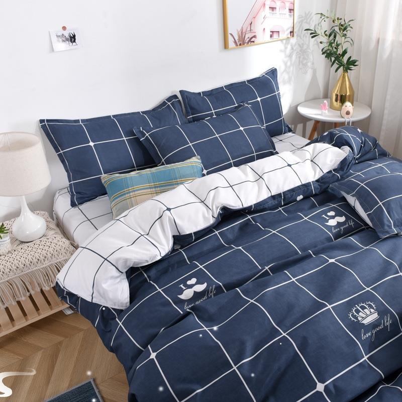 Cotton Cover bed sheets Bedding Bedsheet 1.5m1.8米磨毛四件套
