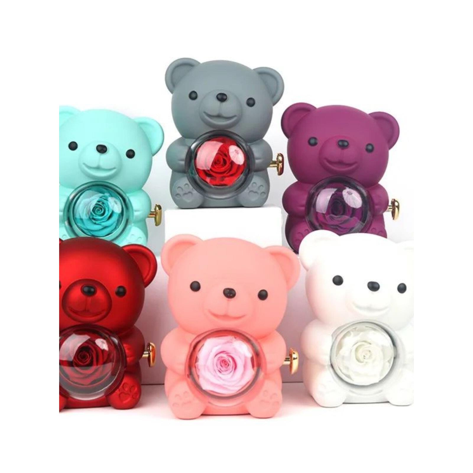 Eternal Flower Rose Bear Gift Box永生花玫瑰小熊礼盒