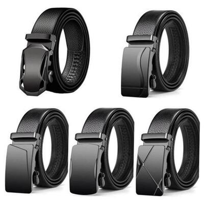 Belts Men PU Leather Belt for Mens Waist Belt Ratchet Belt