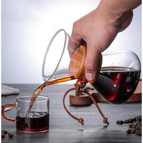 Pour Over Coffee Maker 400ML 600ML 800ML Reusable Stainless