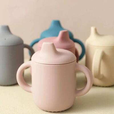 1PCS Baby Feeding Silicone Cups For Infants And Young Childr