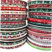Yards Ribbons 10mm Ribbon Grosgrain Christmas Printed for1