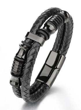 bangle leather bracelet men 手链Girl Metal women Jewelry