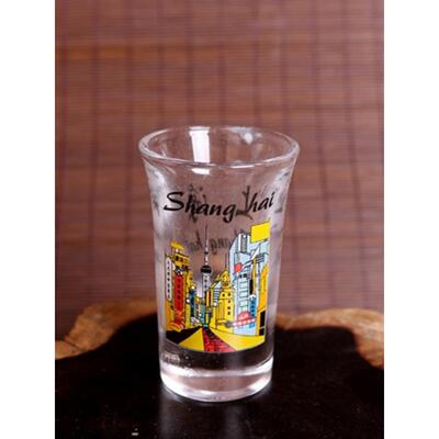 souvenir 6-pack tequila base shot glass set shanghai china