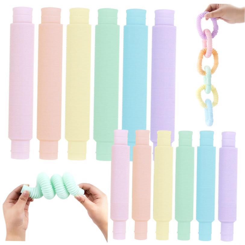 5/6/7Pcs Mini Pop Tubes Sensory Toys for ADHD Autism Fidget