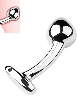 Metal Prostate Massage small large anal beads butt plug Anus