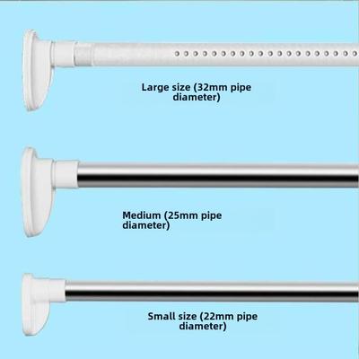 Wardrobe hanger rod bathroom curtain rod window curtain rod