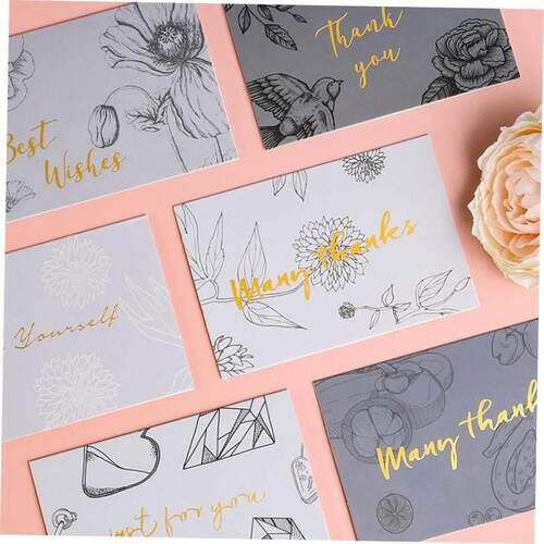 small thankyou card envelope英文贺卡thank you greeting cards