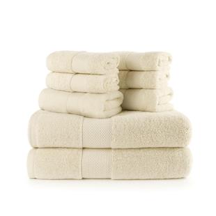8 Pieces Cotton Bath Towel Set Bath Hand Towels Washcloths