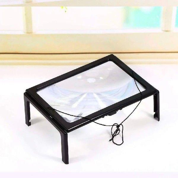 3X Hands-Free Magnifying Glass Foldable Large Full Page