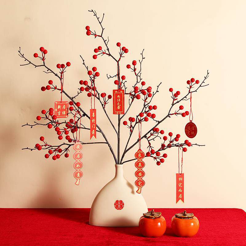 发财果假花仿真花摆设客