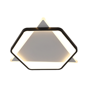 北欧主卧室吸顶灯方形简约现代家用房间灯极简创意led灯具书房灯